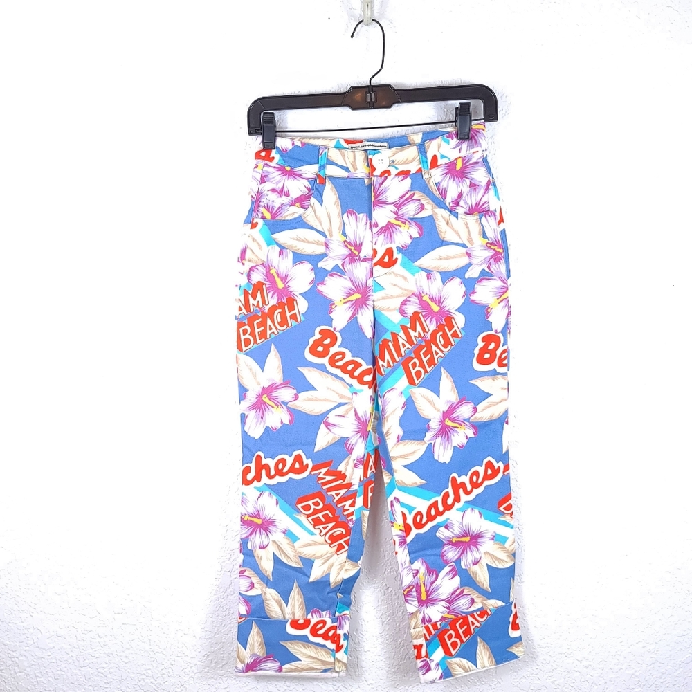 URBAN OUTFITTERS Miami Beach Print Pants - Picture 6 of 11